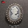 Broche de perlas para niña, traje de ramillete de alta gama, cheongsam, tejido de punto, alfiler fijo antideslizante, accesorios de nicho exquisitos