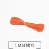 AliExpress Linha encerada de três fios 1mm Taiwan cor branca linha encerada ecológica 30 cores 10 metros por rolo