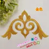 Accesorios de Material DIY Cosplay Animación Vestido Vestido Antiguo Tela Bordada Étnica Oro Plata 3005# Flores Calientes