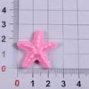 Simulação Grande Média Pequena Estrela do Mar DIY Acessórios para Joias de Resina Cola Creme Presilha de Cabelo Buraco Sapatos Acessórios Materiais