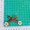 26 novos broches xadrez de tecido estilo coreano DIY para decorar roupas, chapéus, sapatos, meias, bolsas, acessórios de cabelo e acessórios