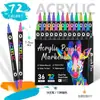 ¡Wow, los marcadores acrílicos de doble punta y doble color más vendidos de Amazon son opacos y se pueden superponer para uso en graffiti y arte.