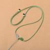 Collar colgante tejido a mano de bricolaje con cordón de jade de alta calidad, línea de jade, cuerda roja, venta al por mayor, alas de ángel ajustables