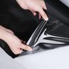 Película adhesiva termofusible de TPU, color negro puro, respetuosa con el medio ambiente, elástica, lavable, para cuero, doble cara, con prensa en caliente.