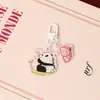 Chaveiro de Panda de Desenho Animado Pingente de Acrílico Fofo para Bolsa Presente de Feriado Chaveiro e Acessórios para Chaveiro