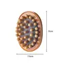 Masajeador de Vientre Meridian Brush Herramienta de Masaje Corporal para Masaje Abdominal Madera de Haya Gua Sha Herramienta Mágica de Masaje Peine Masajeador Meridian Brush