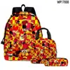 Juego Transfronterizo Nuevo 3D Forsaken Gubby Set de Tres Piezas de Mochila Escolar Impresa, Estuche y Bolso de Hombro