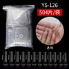 Uñas Postizas Rectangulares Europeas y Americanas Talla XXXL Plus Adhesión Completa Uñas Cuadradas Uñas Trapezoidales Transfronterizas Cabeza Cuadrada Uñas Transparentes