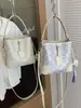 Bolsa de Ombro Cocio Novo Estilo Nacional Design de Nicho, Bolsa Saco, Bolsa Tote, Nova Bolsa de Mão e Bolsa Transversal Estilo Étnico para Mulheres