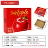 Caja de Regalo de Lujo Apple Caja de Embalaje 12 Piezas Azúcar de Roca Corazón Fuji Rojo Aksu Caja de Regalo Fruta Caja Vacía