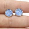 Aretes de Acero Inoxidable de 8 mm en Stock del Fabricante, Diseño Estrellado Personalizado y Sencillo, Exquisitos Aretes para Niños, Exclusivamente para Ventas Transfronterizas