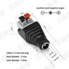 Adaptador CC Conector Rápido CC Conector Push-In Conector de Tornillo Conector Enchufe 5521