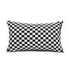 Fronha estilo ins simples nórdico jacquard preto e branco almofada sala de estar sofá sala modelo travesseiro de cabeceira atacado