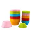 Molde para pasteles de 8 colores, molde para pasteles al vapor, molde de silicona para taza de gasa Mafen, herramienta para moler pasteles de arroz y mozzarella para el hogar.