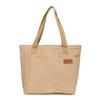 Bolsa de Hombro Ligera para Estudiante Bolsa de Lona Sencilla de Gran Capacidad para Mujer Versátil para Viajes al Trabajo Bolsa Tote Artística Portátil de Tela