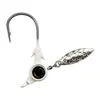 Anzuelo plomado Luya 3.5G 5G 7G 10g ojo grande anzuelo plomado de color anzuelo plomado con lentejuela giratoria anzuelo de pesca Luya