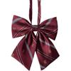 Corbata de moño jk japonesa Uniforme de estudiante Camisa de cuello pequeño Flor Estilo universitario Traje de marinero Lazo Combinable Rojo Azul