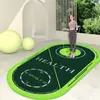 Tapete de Yoga Antiderrapante para Crianças, Uso Doméstico, Tapete Esportivo Espesso para Fitness, Padrão Geométrico, Corda de Pular Antiderrapante, Absorção de Choque, Tapete de Piso com Isolamento Acústico