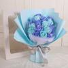 520 Regalo: 19 Flores de Jabón de Rosa Primer Amor de Colores Mixtos, Regalo Romántico para Novia o Mejor Amiga, Ramo de Flores Eternas