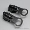 Spot atacado metal slider No.5 pintura auto-travamento slider preto automático bloqueio zipper cabeça