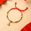 Accesorios para el Festival del Bote del Dragón Bolsitas Perfumadas Bordado Hecho a Mano DIY Tejido de Cuerda de Cinco Colores Zongzi Estilo Antiguo Hojas Iridescentes Accesorios Venta al por Mayor