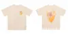 Colección de Camisetas de Manga Corta RHUDE Versión Alta Transfronteriza Vintage Americano Marlboro Streetwear Casual Holgadas para Pareja Cuello Redondo