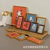 Marco de fotos de caligrafía minimalista estilo chino de madera, marco vacío de sobremesa de alta gama, marco colgante para pintura decorativa, pieza decorativa, venta al por mayor de fabricante
