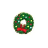 Parches Bordados para Toallas de Navidad de Gran Venta Parches Autoadhesivos Personalizados para Chaquetas de Plumas Serie de Año Nuevo Extranjero con Bordado de Dibujos Animados