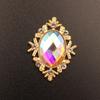 Nueva placa de flor de aleación hebilla de diamante zapatos ropa bolso joyería accesorios de aleación fabricantes de joyería diy vendiendo oro