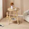 Mesa de centro redonda pequena mesa de café sala de estar simples casa mesa lateral de sofá quarto mesa de cabeceira mesa de varanda mini minimalista criativa