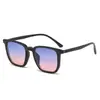 Nuevas Gafas de Sol Polarizadas para Hombre, Gafas de Sol Magnéticas Clip-On, Protección Solar, Gafas de Sol Coloridas de Moda, Monturas de Gafas para Miopía de Mujer