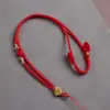 Cuerda de collar tejida a mano con colgante de jade de oro antiguo para hombres y mujeres, colgante de cuello, cuerda de colgante de jade