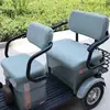 Funda de asiento para triciclo eléctrico de ocio convertible, minibús, funda de asiento para triciclo eléctrico de movilidad para ancianos, cojín de asiento de cobertura completa