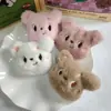 Muñeco Oso de Peluche DIY Accesorios para Zapatos y Ropa Broche Chirriante Muñeco Sombrero Bufanda Accesorios Colgantes