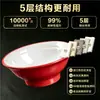 Plato pequeño de melamina nórdico bicolor imitación porcelana, apto para restaurantes de hot pot estilo antiguo, tazón pequeño para salsa para mojar, vajilla comercial, tazón de melamina A8