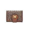 2026 Nueva Cartera Estilo Coreano de Nicho con Estampado de Leopardo y Múltiples Ranuras para Tarjetas, Cartera Corta con Acabado de Alta Gama, Cartera de Mariposa, Tarjetero con 70% de descuento