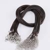 Cadena de suéter coreana de 45 cm, accesorio, cuerda de cera blanca, cadena para el cuello, colgante, cuerda tejida, joyería, collar, cuerda