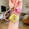 Chaveiro de Ouro Puro 999, Princesa do Tesouro, Pingente de Boa Sorte, Amuleto, Item de Presente, Suporta Folha de Ouro a Granel