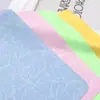 Pano de Limpeza de Lentes de Microfibra de Quatro Cores, Pano de Limpeza de Tela de Fibra Fina para Celulares e Computadores, Pano para Óculos com Padrão Lichia, Personalizável com Logo