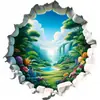 Adesivos Decorativos para Parede de Porta e Janela de Restaurante com Padrão de Paisagem Bonita Adesivos Impermeáveis para Carroceria 3