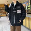 Chaqueta para Hombres Adolescentes de Primavera y Otoño 2026 Nueva Tendencia Nacional Estilo Étnico Chaqueta de Cuello Solapa para Estudiantes de Secundaria Elegante para Hombres