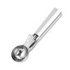Cuchara para Helado de Doble Propósito de Acero Inoxidable, Cuchara para Helado, Sacabolas Multifuncional para Helado, Cuchara para Helado y Fruta