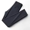 Nuevos pantalones casuales rectos de poliamida de alta elasticidad, seda de leche, finos de verano, para hombre, de negocios, transpirables, ropa para hombre