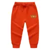 Calça Longa de Criança Chad Wild Clay Primavera e Outono Roupa Externa Masculina Calça Casual Esportiva de Algodão Puro Terry