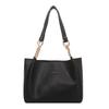 PU Soft Leather Tote Bag Feminino 2022 Nova moda moda simples de grande capacidade saco de ombro coreano casual bolsa feminina