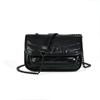 Bolso de piel de vaca de primera capa, moderno bolso bandolera con cadena para mujer, tamaño pequeño, de verano, de piel auténtica, bandolera de hombro.
