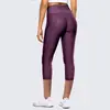 Pantalones Deportivos Ajustados de Yoga Europeos y Americanos 2023 para Mujer Transfronterizos Nuevos Pantalones de Fitness Cintura Alta Acortados con Bolsillo Pantalones de Yoga
