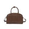 Bolsa Feminina de Couro Genuíno 2026 Novo Estilo Coreano Moda Boston Bag Casual Versátil Bolsa de Mão para o Dia a Dia Bolsa Transversal
