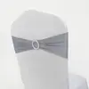 Funda elástica para silla con lazo para decoración del respaldo de la silla, adecuada para exposiciones, bodas y eventos