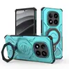 Funda para teléfono con anillo para Redmi Note15 Pro, Turbo4 Pro, soporte giratorio, cubierta protectora magnética